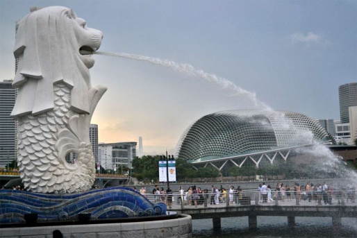 Merlion Park - Сингапур
